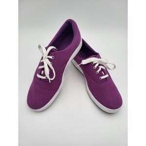 Grasshopper  Comfort Cushion Lace up Purple Shoes Women Size 11 N